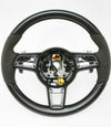 15-18 Cayenne Carbon Fiber Gray Leather PDK Steering Wheel # 958-347-804-25-OE5