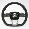 22-24 Audi Q7 Q8 S-Line Flat Bottom Steering Wheel # 4M8-419-091-AC-QQT