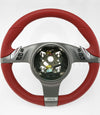 09-13 Porsche 911 Cayman Boxster Carrera Red Leather Steering Wheel # 997-347-803-21-N14