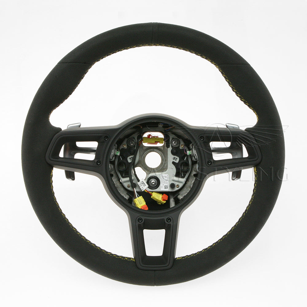 17-19 Porsche 911 GT3 Suede Alcantara Steering Wheel # 9P1-419-091-GD-RAL