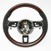 17-24 Porsche Cayman 718 Boxster 911 Mahogany Wood Steering Wheel # 9P1-419-091-EL-A34