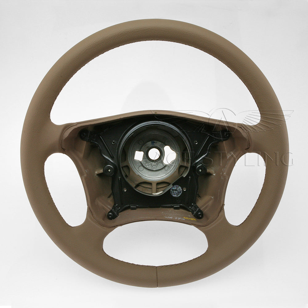 00-03 Mercedes-Benz CLK320 CLK 430 E32 E430 E55 Steering Wheel Java Leather # 210-460-02-03-8H84