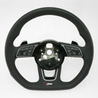 18-23 Audi RS5 Lenkrad mit abgeflachter Unterseite, perforiertes Leder # 8W0-419-091-EE-NOQ