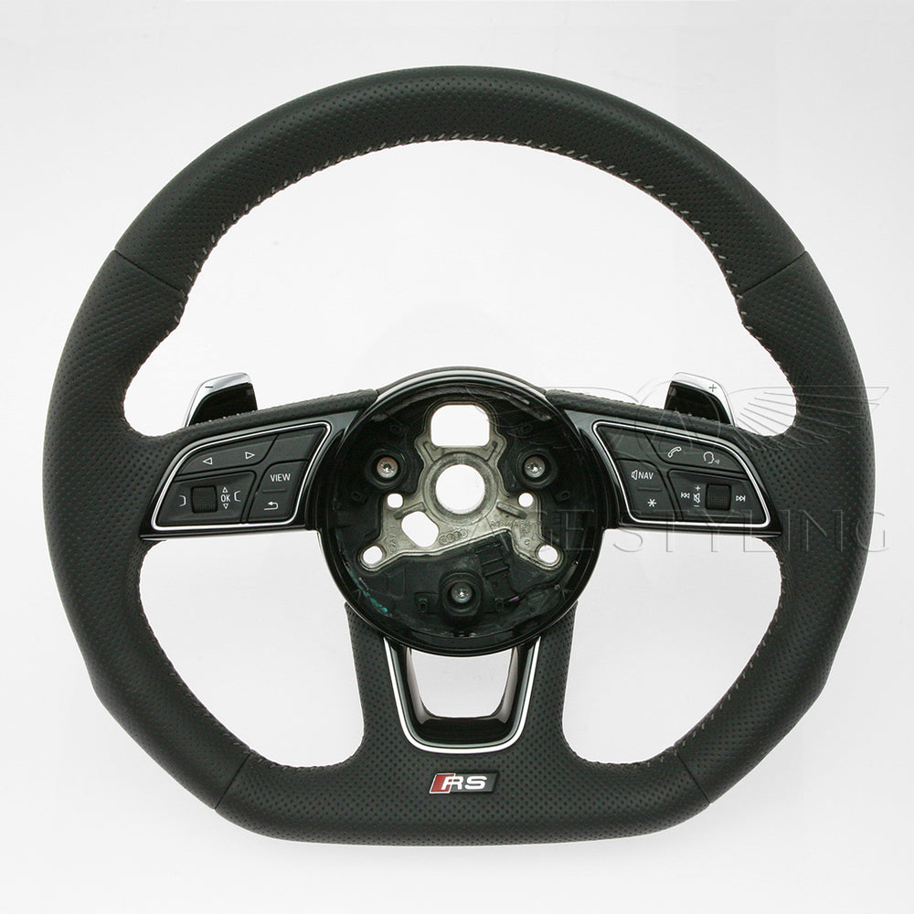 18-23 Audi RS5 Flat Bottom Steering Wheel # 8W0-419-091-EE-NOQ