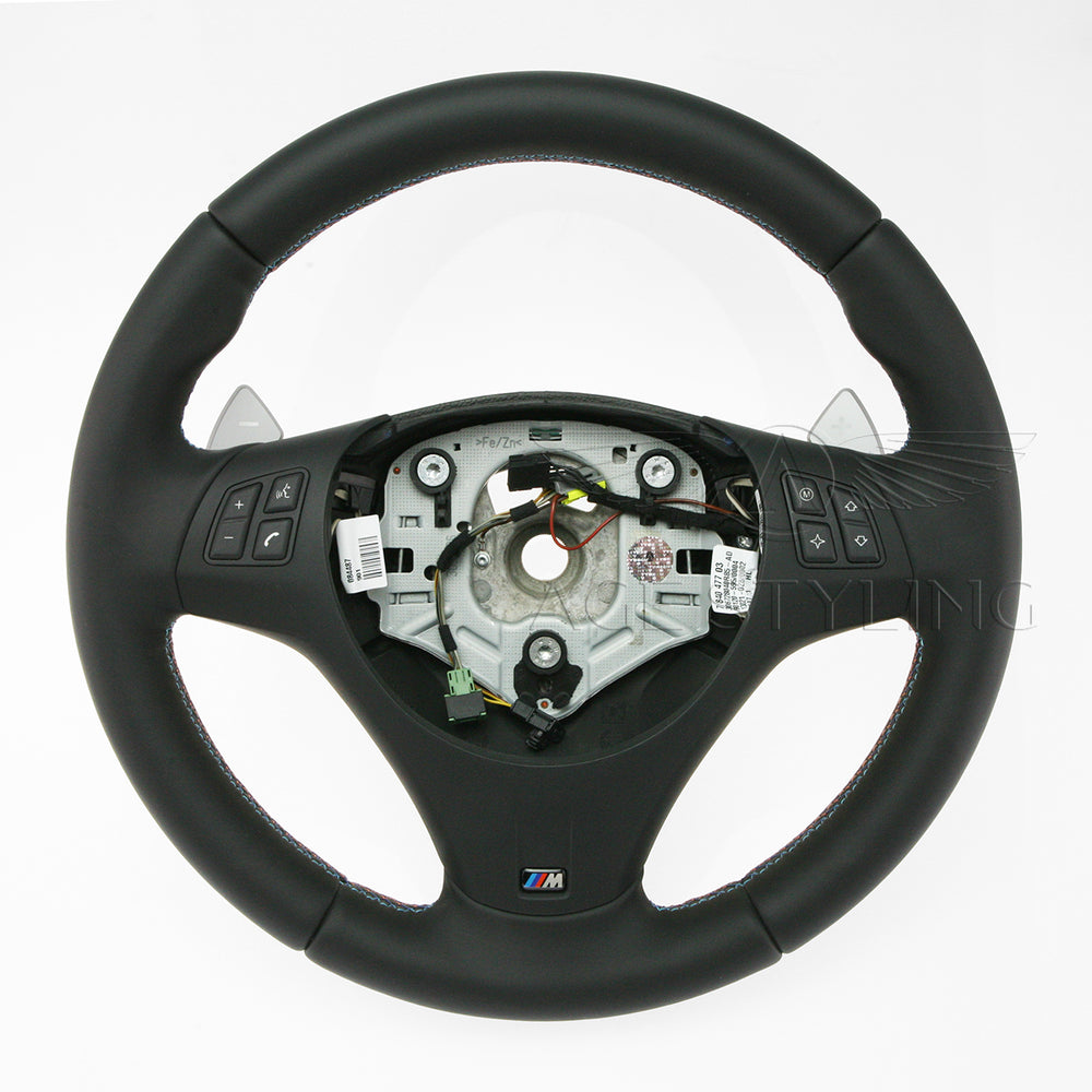 08-13 BMW M3 DCT E92 E90 M1 E81 E82 Steering Wheel w DCT Paddle Shifters # 32-34-2-283-738