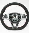 17-19 Mercedes-Benz GLC300 GLC43 GLC63 Flat Bottom Steering Wheel # 000-460-31-12-3D16