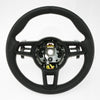 17-19 Porsche GT2 RS GT3 RS PDK Steering Wheel Black Leather Platinum Gey Guards # 9P1-419-091-GE-DRN