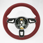 17-24 Porsche Boxster Cayman 911 Steering Wheel Bordeaux Red # 9P1-419-091-LJ-OG6