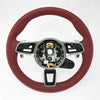 17-24 Porsche Cayman 718 Boxster 911  Steering Wheel Bordeaux Red Leather # 9P1-419-091-EJ-OG6; 