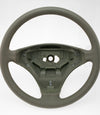 02-05 Mercedes-Benz C230 Dolomite Gray Leather Steering Wheel # 203-460-12-03-8H83