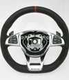 00-18 Mercedes-Benz C300 C350e C400 C43 C63 AMG Flat Bottom Steering Wheel # 205-460-26-03-3D27