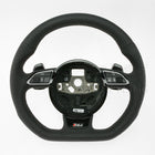 13-16 Audi RS4 Lenkrad mit abgeflachter Unterseite, perforiertes Leder # 8K0-419-091-CQ-NOQ