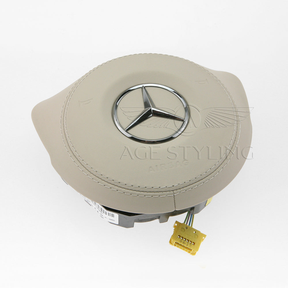 15-18 Mercedes-Benz S550 S63 S65 Coupe Driver Airbag Sand Beige # 000-860-13-02-8R85