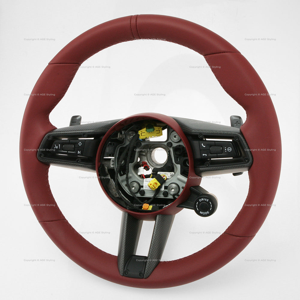 20-24 Porsche 911 GT-Lenkrad mit Carbonfaser-Zierelementen # 992-419-091-KR-OG6
