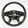 07-08 Mercedes-Benz CL550 CL600 CL63 CL65 Dark Wood Steering Wheel Grey Leather # 221-460-04-03-7J14