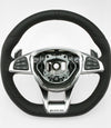 14-19 Mercedes-Benz GLE63 SL63 ML63 AMG Flat Bottom Steering Wheel # 166-460-11-18-9E38