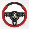 17-19 Porsche GT2 RS GT3 RS Red Suede Alcantara Red Top Steering Wheel # 9P1-419-091-GB-RCB