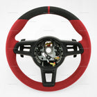 17-19 Porsche GT2 RS GT3 RS Rotes Alcantara-Lenkrad mit roter Oberseite # 9P1-419-091-GB-RCB