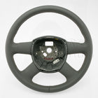 Audi A3 Lenkrad, Baujahr 2006, achatgraues Leder, Teilenummer 8P0-419-091-BF-1YA