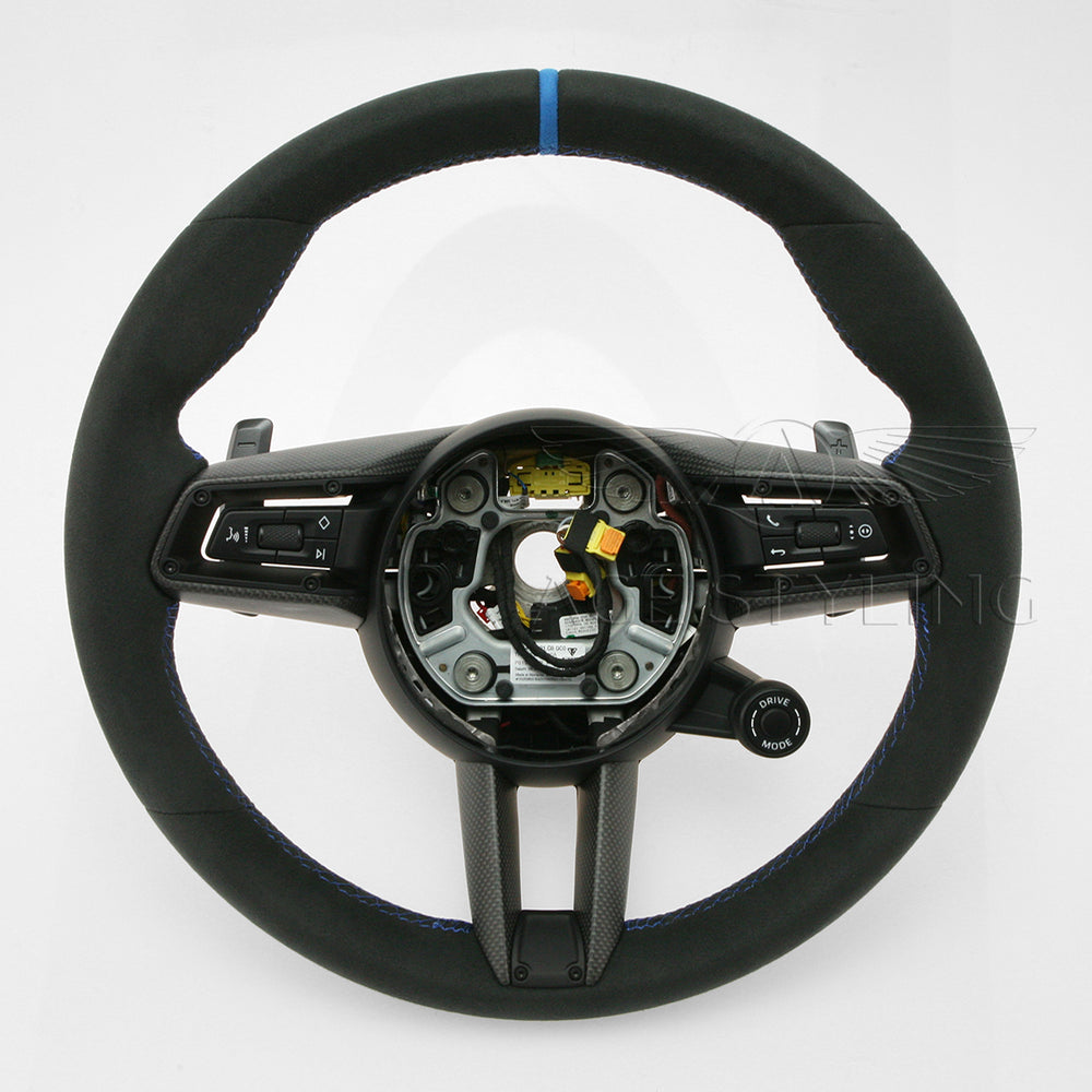 20-24 Porsche 992 GT-Style Steering Wheel w Carbon Fiber Trim # 9GT-419-091-CB-QC0