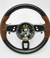 17-21 Porsche Panamera Carbon Fiber Leather Steering Wheel # 971-419-091-FC-ON1