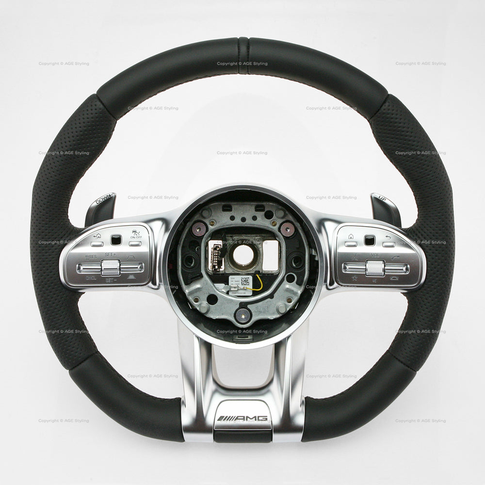 18-23 Mercedes-Benz A35 C43 C63 CLS45 G63 AMG 63S Flat Bottom Steering # 000-460-84-13-9E38