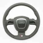 09-12 Audi A5 Cabrio Q5 S-Line graues Lederlenkrad # 8P0-419-091-DT-TNC