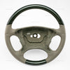 03-06 Mercedes-Benz SL500 SL600 CLK350 CLK500 CLK550 Ash Wood Beige Leather Steering Wheel # 230-460-08-03-8J09