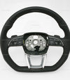 18-20 Audi Q5 Flat Bottom DSG Leather Steering Wheel # 80A-419-091-AE-JAH