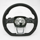 18-20 Audi Q5 unten abgeflachtes DSG-Lederlenkrad # 80A-419-091-AE-JAH