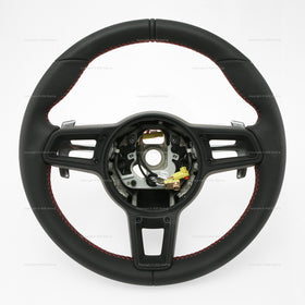 17-19 Porsche GT2 RS GT3 RS PDK Steering Wheel Black Leather # 9P1-419-091-MQ-DRO