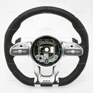 18-23 Mercedes-Benz G63 Flat Bottom Steering Wheel # 000-460-47-09-9E38
