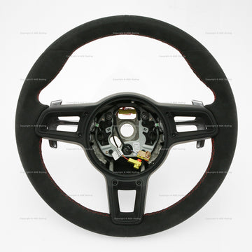 17-19 Porsche 911 GT3 Suede Alcantara Steering Wheel Red Guards # 9P1-419-091-GD-RBY