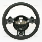 13-16 Audi RS5 Punched Leather Steering Wheel # 8T0-419-091-K-NOQ