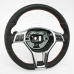 13-14 Mercedes-Benz C250 C300 C350 C63 Flat Bottom Steering Wheel # 204-460-45-03-3D16