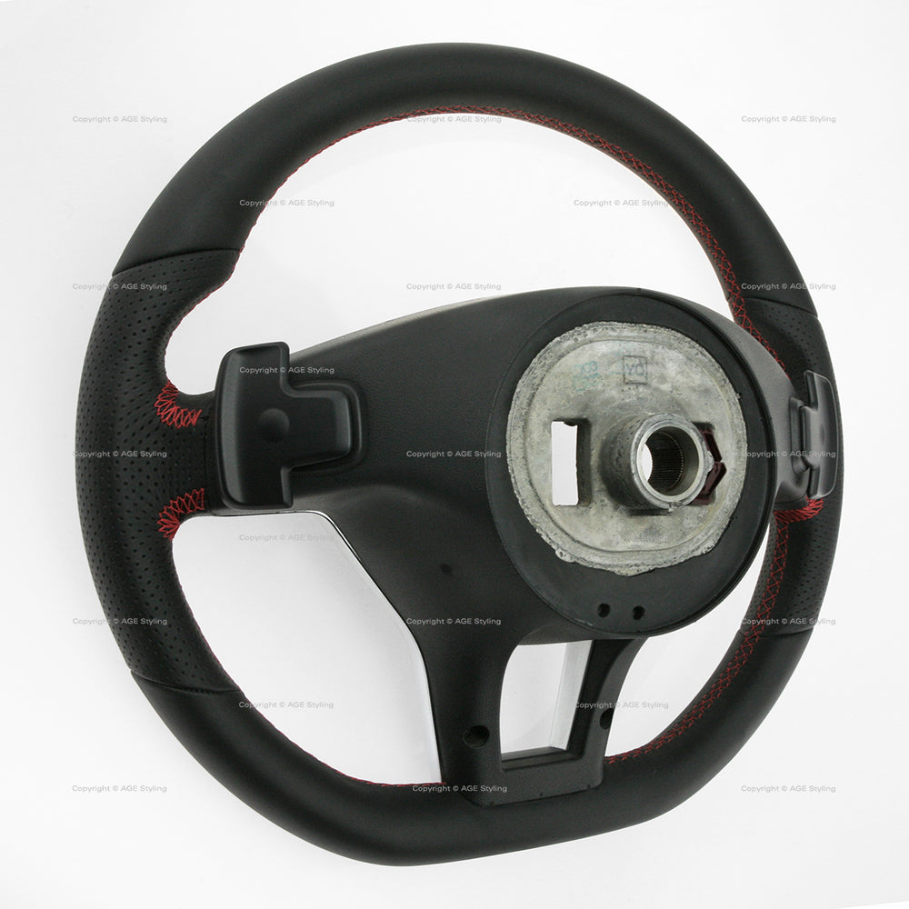 13-14 Mercedes-Benz C250 C300 C350 C63 Flat Bottom Steering Wheel # 204-460-45-03-3D16