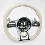 18-20 Mercedes-Benz S450 S560 S63 S65 AMG Flat Bottom Steering Porcelain Beige # 000-460-99-08-1B55