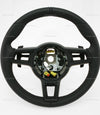 17-19 Porsche 911 GT2 RS GT3 RS PDK Steering Wheel Black Leather # 9P1-419-091-MQ-A34-B
