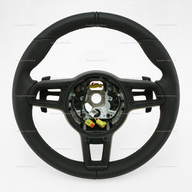 17-19 Porsche 911 GT2 RS GT3 RS PDK Steering Wheel Black Leather # 9P1-419-091-MQ-A34-B