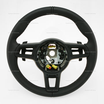 17-19 Porsche 911 GT2 RS GT3 RS PDK Steering Wheel Black Leather # 9P1-419-091-MQ-A34-B