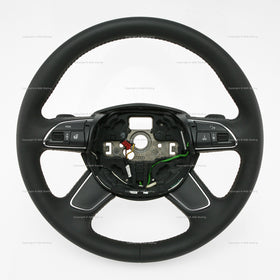 12-15 Audi Q7 Tiptronic Leather Heated Steering Wheel # 4L0-419-091-AH-1KT