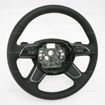 12-15 Audi A6 A7 Multimedia Steering Wheel w Gear Paddles # 4G0-419-091-P-1KT