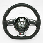 08-15 Audi S3 Flat Bottom Steering Wheel # 8P0-419-091-CQ-VMJ