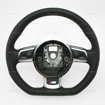 08-15 Audi TT TTS S-Line Flat Bottom Steering Wheel w Multimedia Controls # 8J0-419-091-G-WUG