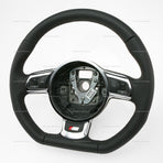 08-15 Audi TT TTS S-Line Flat Bottom Steering Wheel w Multimedia Controls # 8J0-419-091-G-WUG