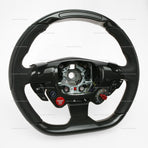 Ferrari 812 Superfast Carbon Fiber Black Leather Steering Wheel with Display # 337540