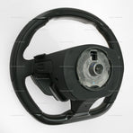 Ferrari 812 Superfast Carbon Fiber Black Leather Steering Wheel with Display # 337540