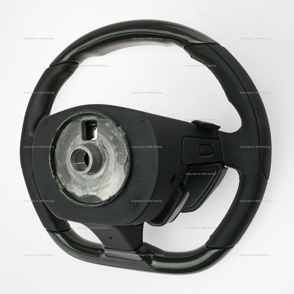 Ferrari 812 Superfast Carbon Fiber Black Leather Steering Wheel with Display # 337540