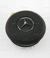 17-21 Mercedes-Benz S450 S560 S63 S65 AMG Driver Airbag Black Leather # 000-860-30-02-8S17