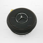 17-21 Mercedes-Benz S450 S560 S63 S65 AMG Driver Airbag Black Leather # 000-860-30-02-8S17